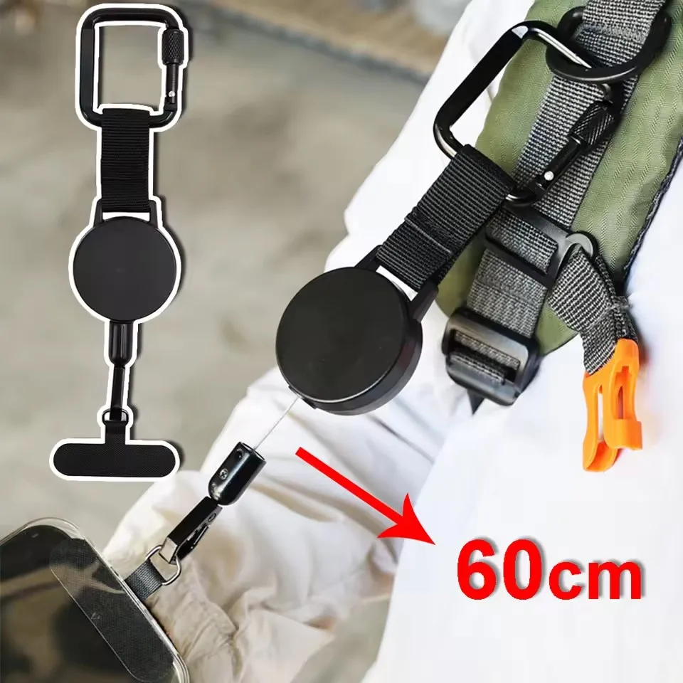 Retractable Anti Theft Outdoor Phone Case for IPhone Air 17 16 E 15 14 13 12 Pro Max Plus 17Pro Anti-lost Lanyard Phone Cover thumbnail 2
