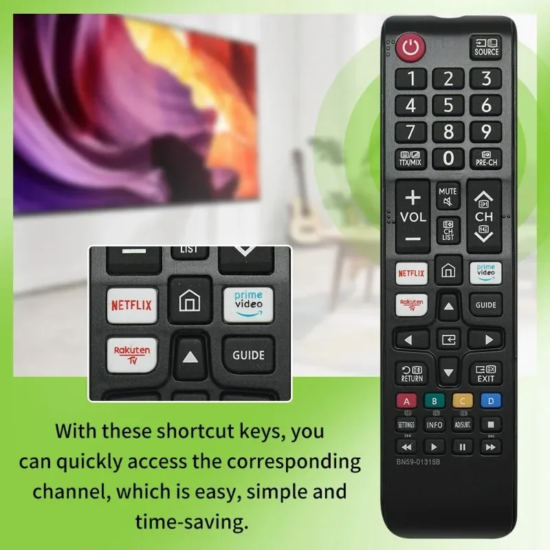 BN59 01315B For Samsung Remote Control Compatible with UE43RU7100 UE49RU7100 UE50RU7100 UE55RU7100 UE75RU7100 UE43RU7105 UE43RU7 thumbnail 3