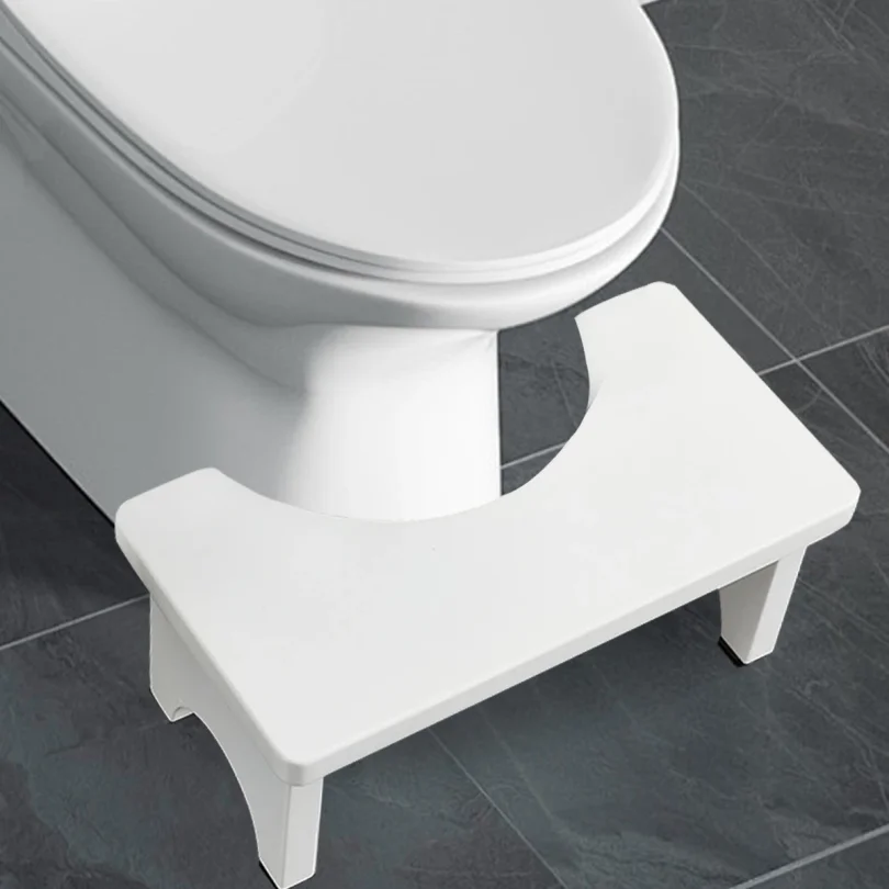 Sturdy Portable Bamboo Toilet Squat Stool for Adults,Wide and Stable,Bathroom Potty Stool,Easy to Use and Clean, Portable Design thumbnail 3