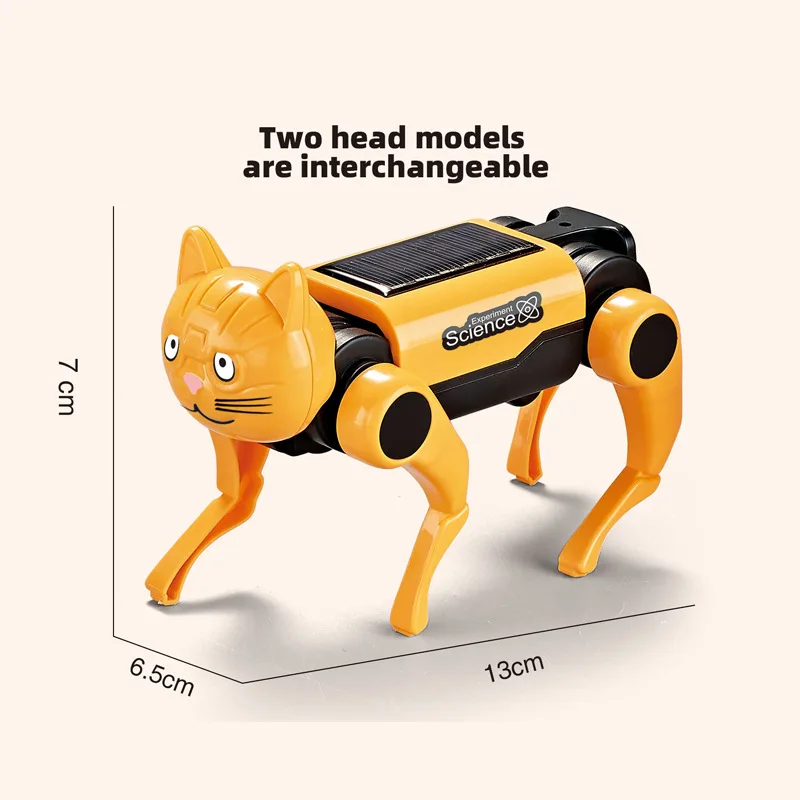 Smart Robot Dog STEM Kit Solar DIY Educational Science Assembly Quadruped Building Toy Experiment RC Remote Control Gift Kids thumbnail 6