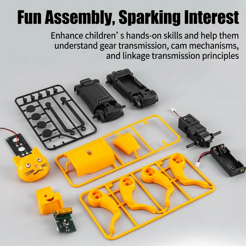 Smart Robot Dog STEM Kit Solar DIY Educational Science Assembly Quadruped Building Toy Experiment RC Remote Control Gift Kids thumbnail 4