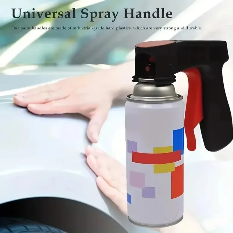 1 Pcs Plastic Portable Spray Paint Handle, Universal Reusable Car Color Changing Film Pasting Self Spraying Hand Spray Gun thumbnail 3