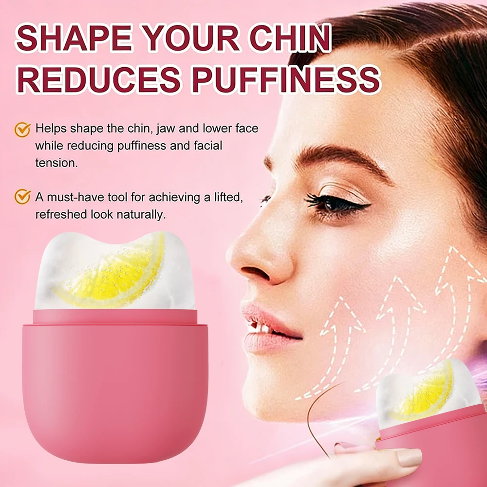 Ice Roller for Face & Eye Face Massage Silicone Ice Mold for Face Beauty Puffiness Relief Facial Massager Skin Care Tools Summer thumbnail 5