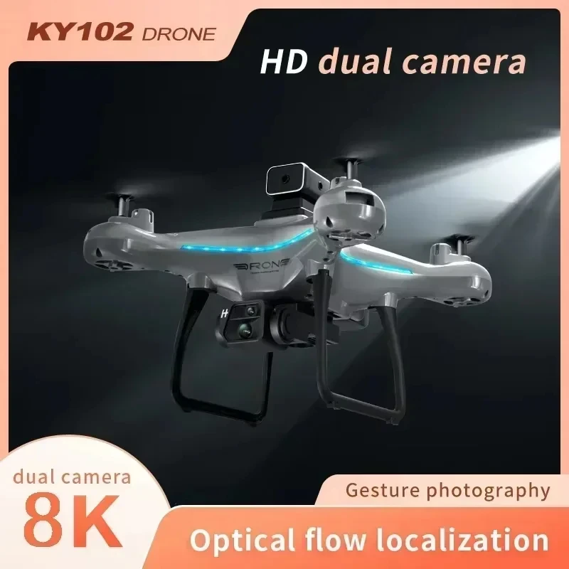 2026 KY102 Drone 8k HD Aerial Photography Dual Camera Brushless Quadcopter Obstacle Avoidance Optical Flow Aerial Rc Drone Gift thumbnail 3