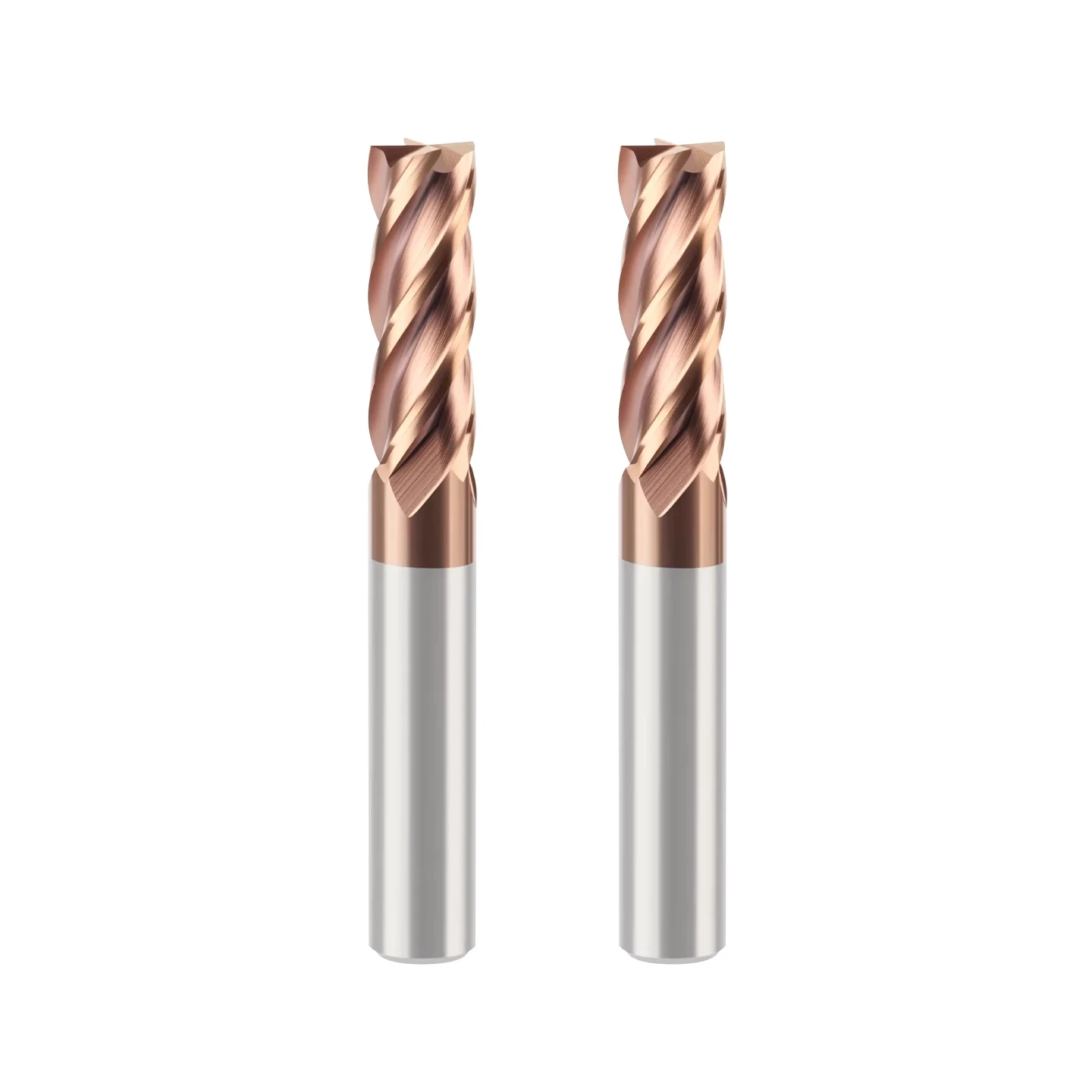 55-degree tungsten steel flat-bottom milling cutter with 4 cutting edges and hard alloy coating for steel, for CNC tooling thumbnail 6