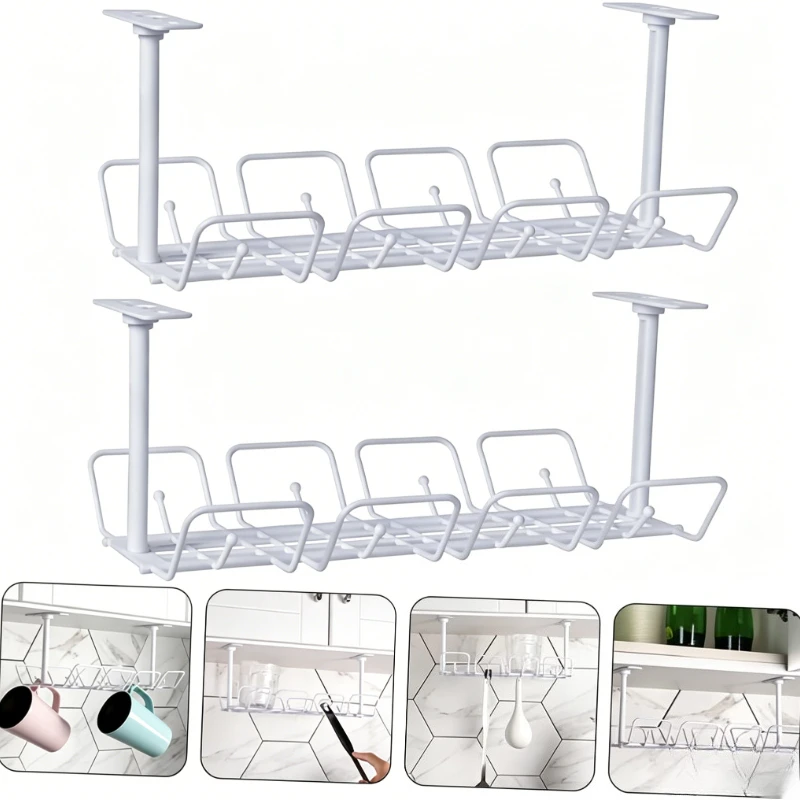 Under Desk Cable Management Tray Organizer,Cord Holder Wire Storage Box Rack Shelf for Home Office Computer Monitor Power Strip thumbnail 6