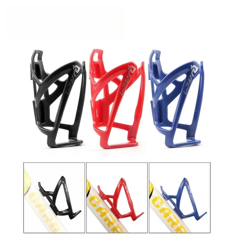 1PC Bike Water Bottle Cage Holder - Lightweight Plastic Bicycle Cup Rack for Road Mountain Cycling Accessories Outdoor Sports thumbnail 5