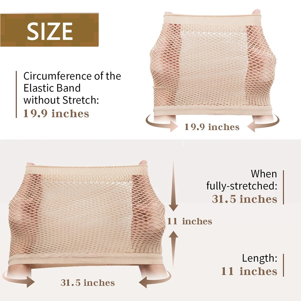 Nylon Hair Net New Stretchable Elastic Hairnets Fashion Mesh Weaving Wig Caps For Women Making Wig Tools thumbnail 2