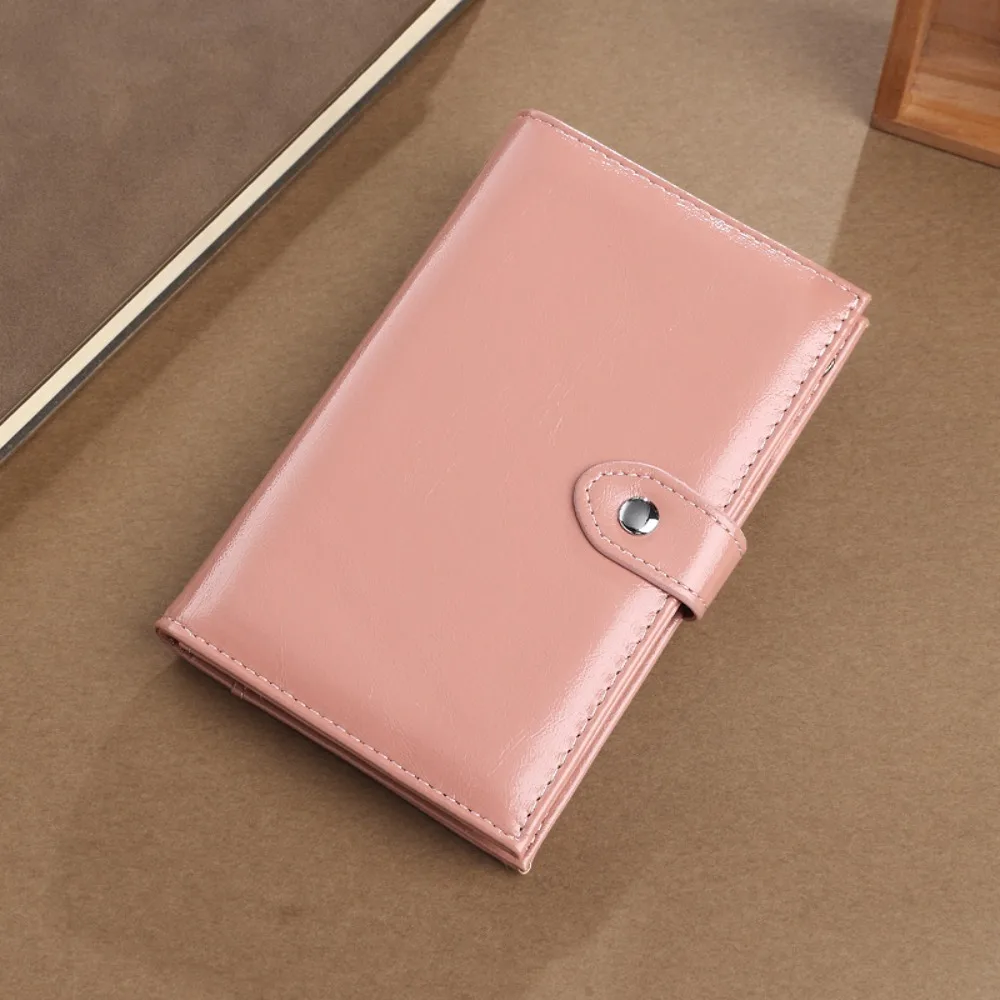 Card Holder PU Leather Passport Bag Purse Passport Cover Passport Clip Card Case Airplane Check-in Storage Card Bag