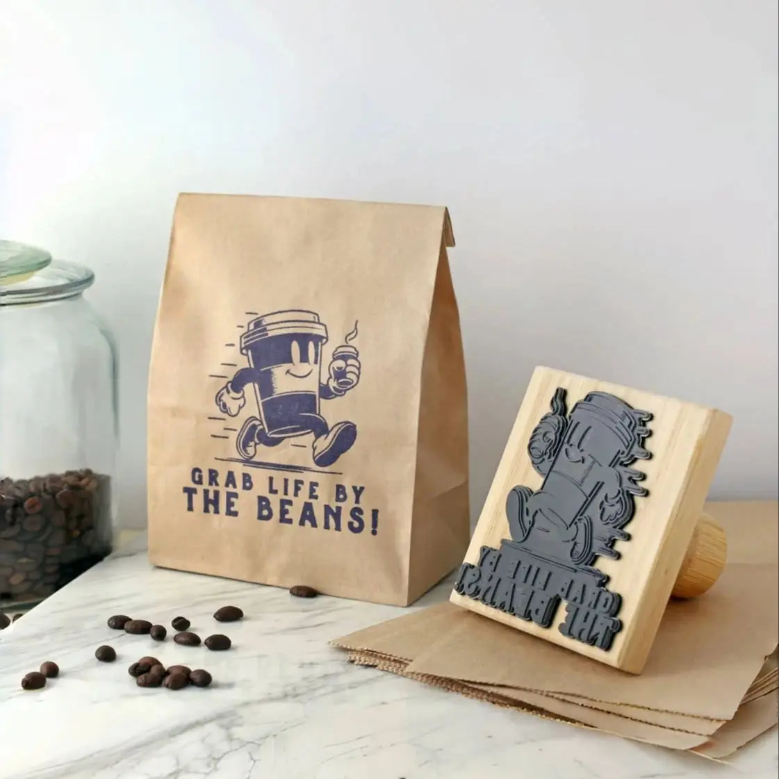 Personalized Wedding Stamp Wood Block Rubber Stamps Small Business Company Branding Stamp Custom Packaging Seal thumbnail 6