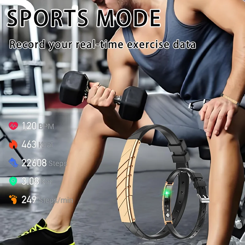2026 No Screen Smart Watch Heart Rate Sleep Monitor Pedometer Waterproof Sport Fitness Tracker for Men Women Electronic Bracelet thumbnail 2