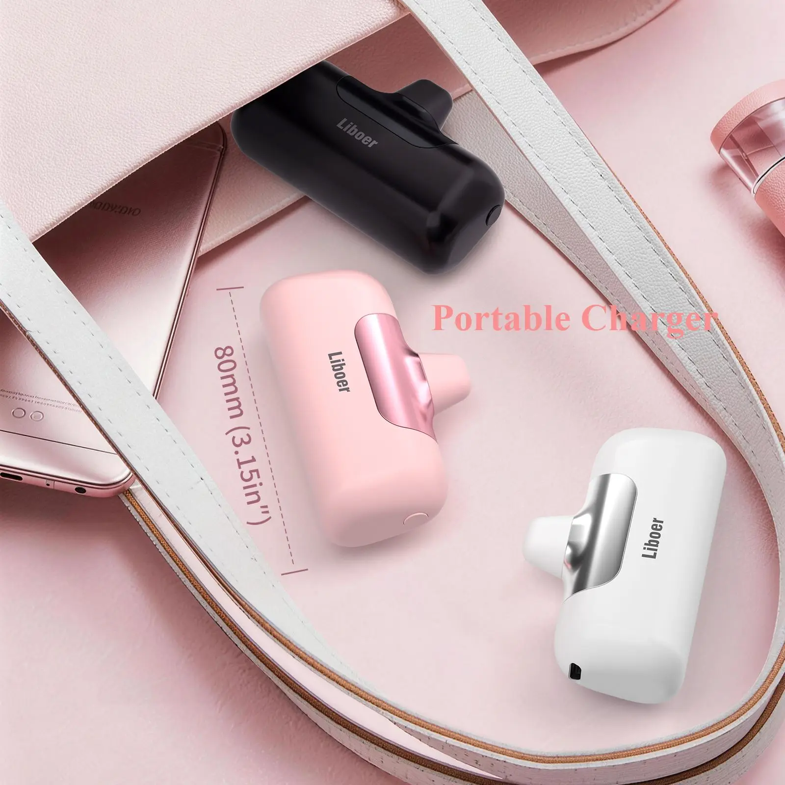 Portable Charger 5000mAh Fast Charging Mini Power Bank Type C for HUAWEI iPhone Samsung Xiaomi Redmi External Battery Powerbank thumbnail 3