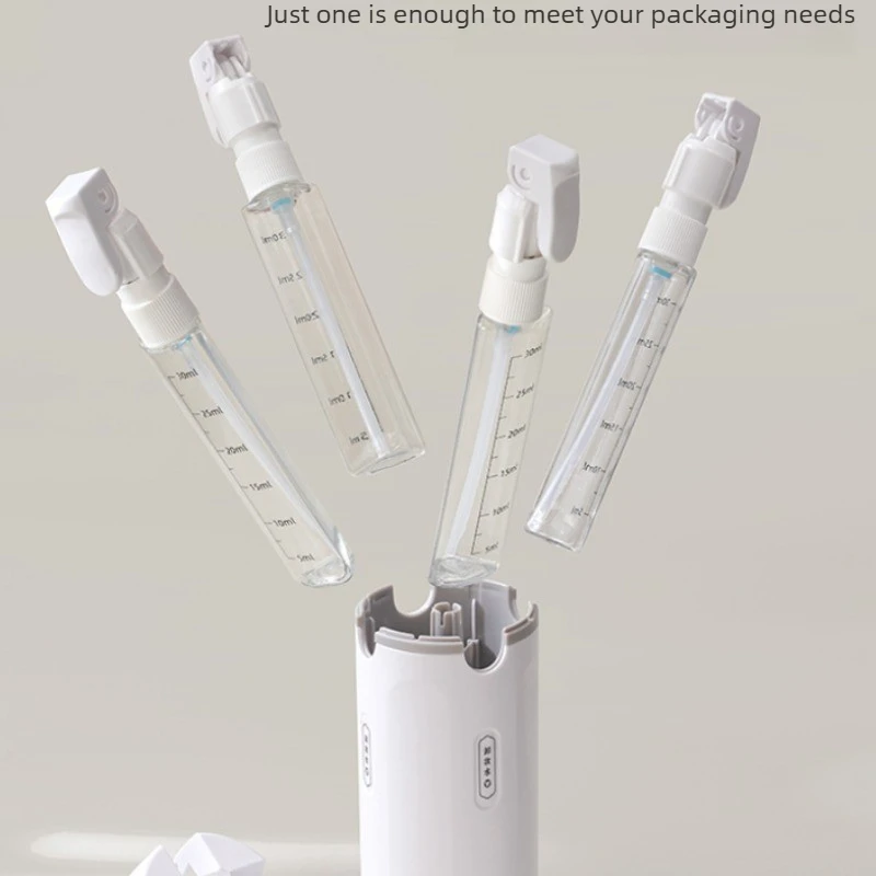 Portable Travel Dispenser 4in1 Leak Proof Refillable Containers for Shampoo Conditioner Lotion Ideal-for Business Trip Vacation thumbnail 5