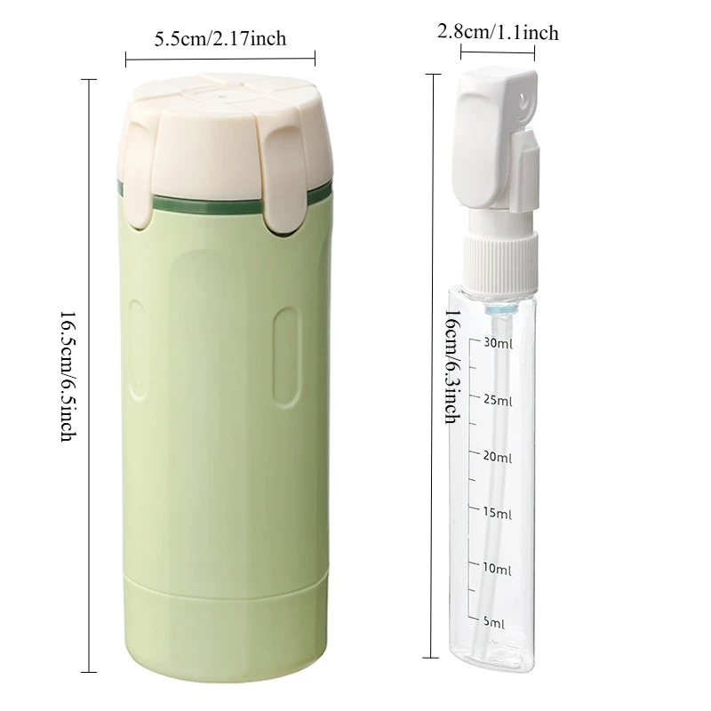 Portable Travel Dispenser 4in1 Leak Proof Refillable Containers for Shampoo Conditioner Lotion Ideal-for Business Trip Vacation thumbnail 6