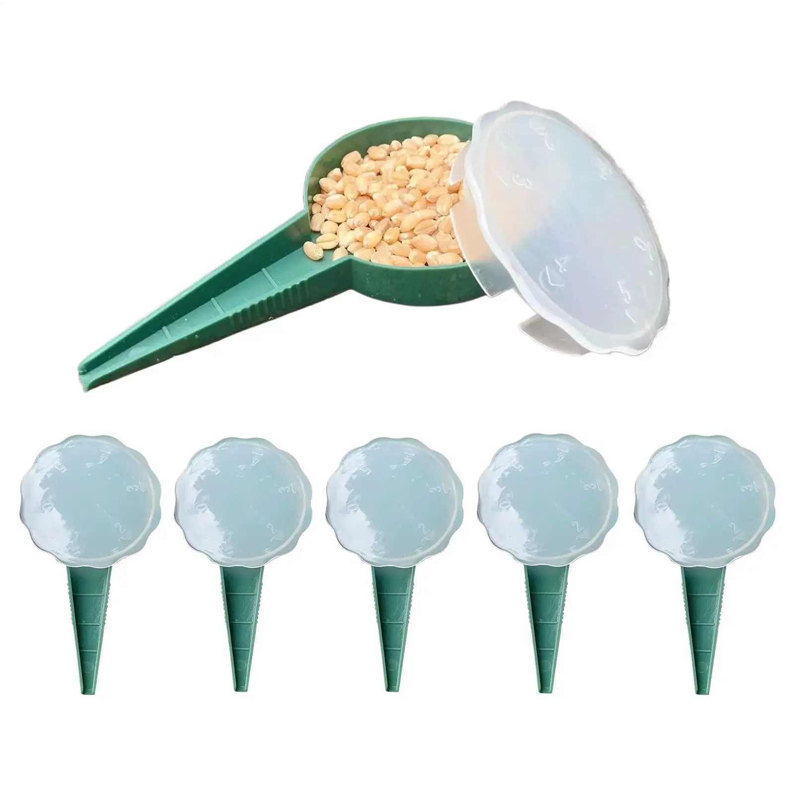 Plant Seed Sower Plant Seeder Garden Multifunction Seeding Dispenser Planter Hand Tools  Adapting to Various Sizes of Seeds thumbnail 4