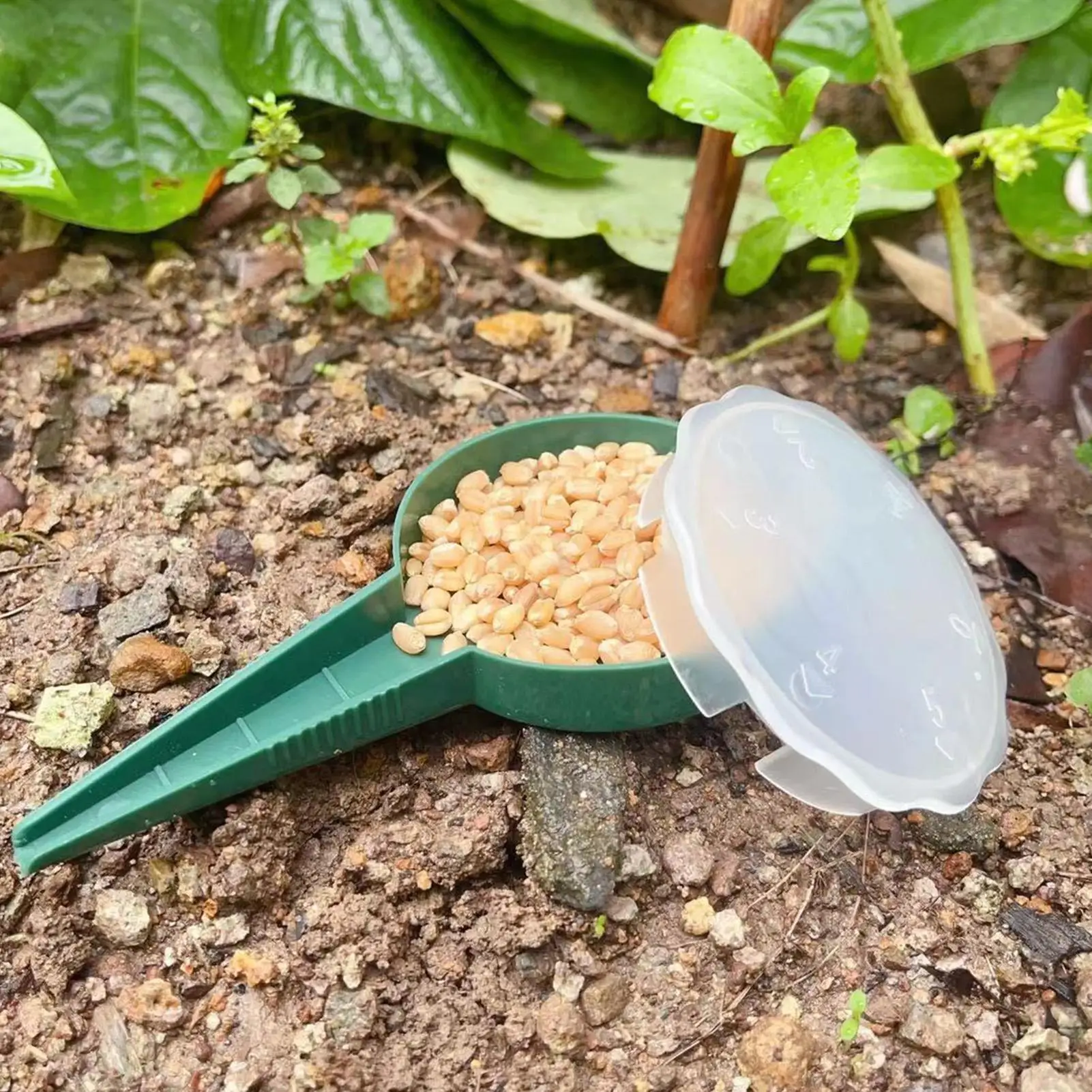 Plant Seed Sower Plant Seeder Garden Multifunction Seeding Dispenser Planter Hand Tools  Adapting to Various Sizes of Seeds thumbnail 2