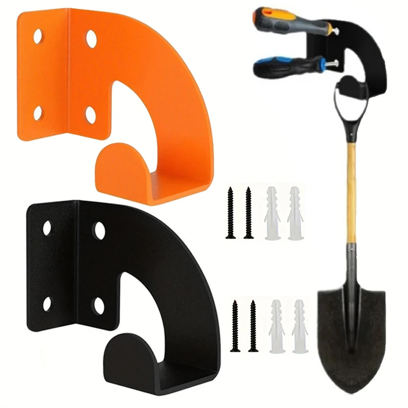 Heavy Metal Chainsaw Wall Mount Hanger Workshop Tool Storage Rack Hanging Holder For Garden Trimmers Lawn Mower&Hedge Shear thumbnail 2