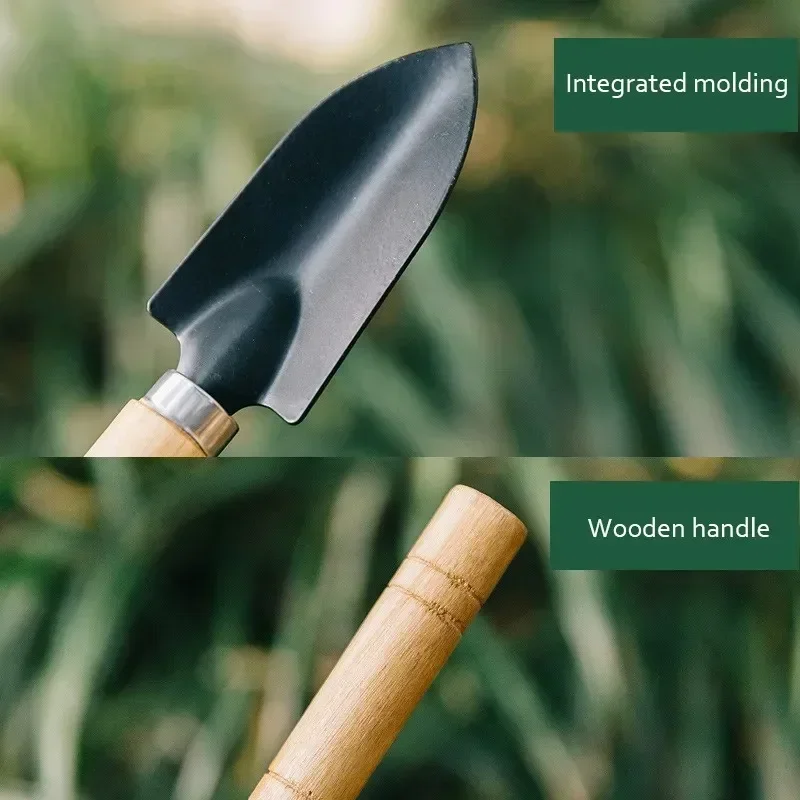 3Pcs/Set Mini Garden Tool Set For Garden Plants Flower Pot Cactus Vegetables Digging Weeding Indoor Small Plants Garden Tools thumbnail 4