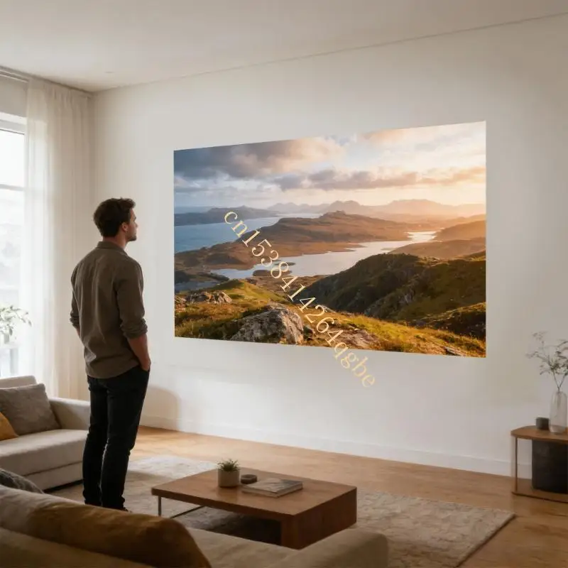 Versatiled Metal Projector Screen 16:9 Lightweight And Portable For Event And Presentations Projector Screen T5UE thumbnail 2