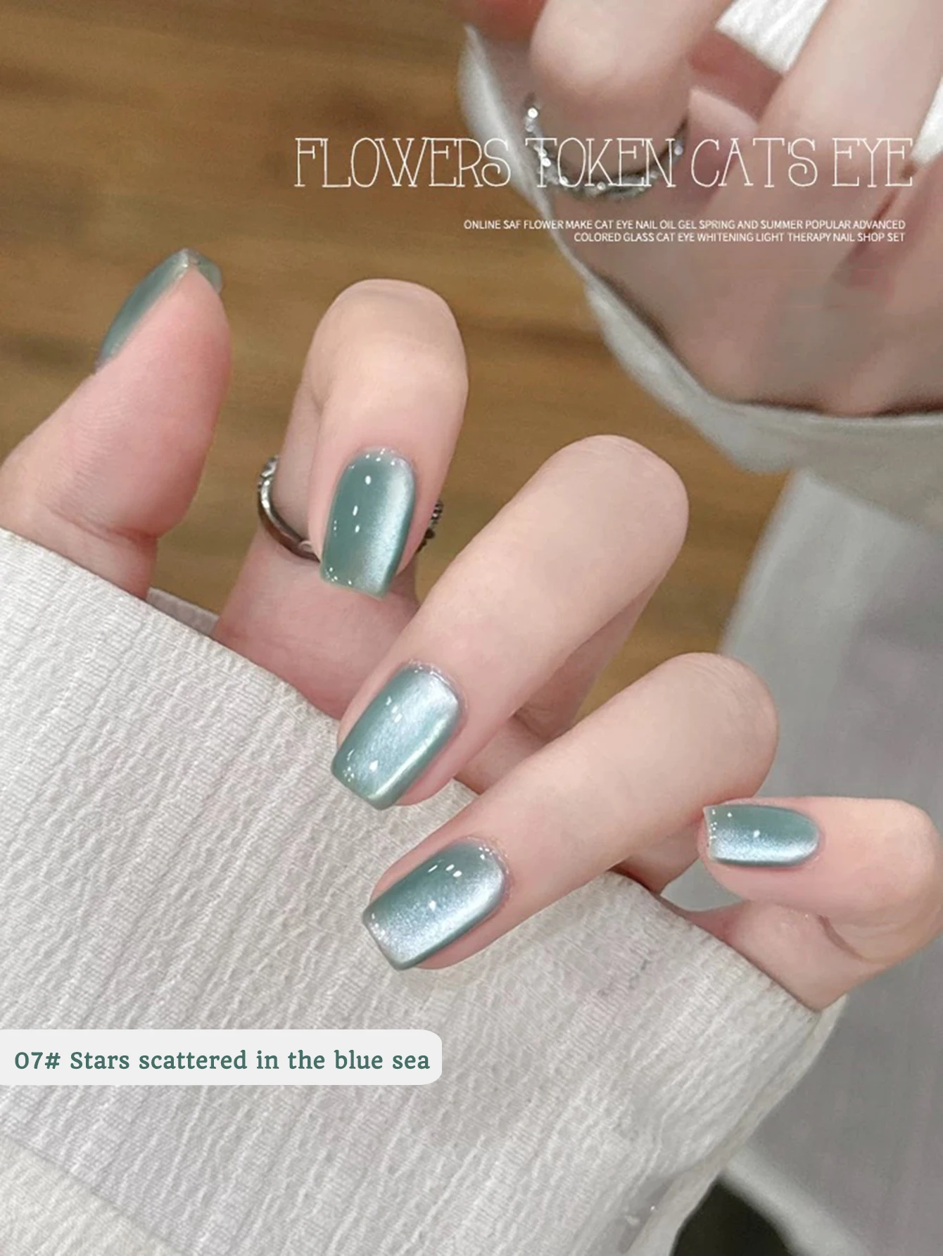 1-16PCS Hua Jian Ling 9 Colors Glass Bead Ice Clear Moonlight Cat Eye Gel Nail Polish Set UV LED Soak Off Manicure thumbnail 5