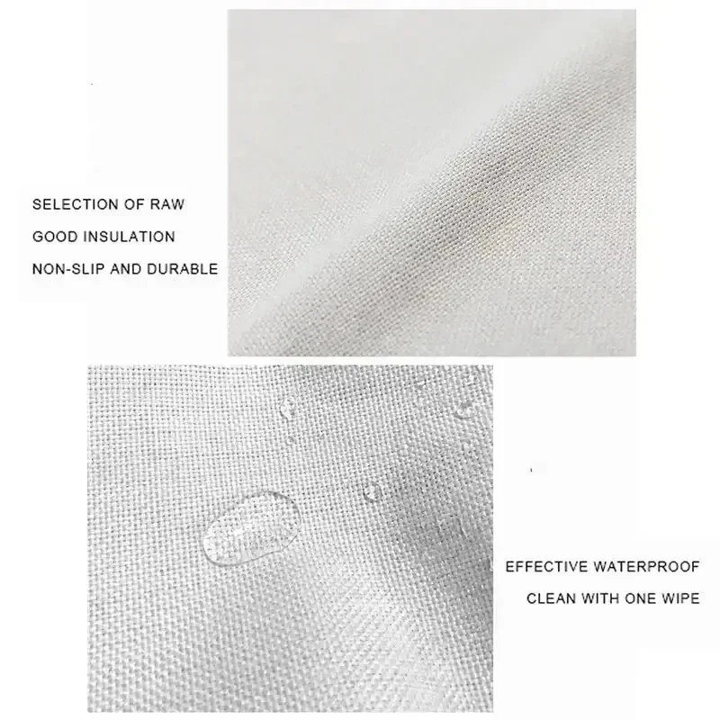 VIKAMA 4pcs Floral Nordic Placemats Heat Resistant Non-Slip Washable Table Mats for Kitchen Dining Home Decor thumbnail 5