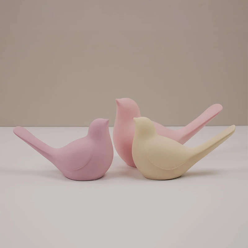 Silicone Bird Molds 3D Bird Resin Concrete Mold Unique Animal Epoxy Resin Casting Mold