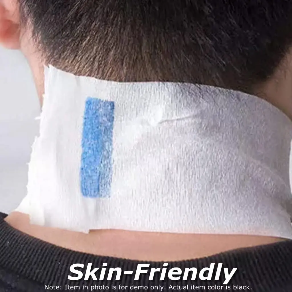 1/3/5 Roll Disposable Black Barber Neck Strips Barber Neck Paper Stretchy Strip Neck Edge Paper Haircut Styling Accessories thumbnail 5