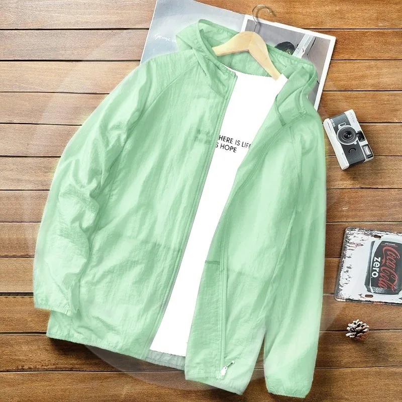 Summer Sunscreen Clothing Sunscreen Quick-drying Clothing Ultra-thin Sunscreen Clothing Hooded Sunscreen Clothing Jacket thumbnail 3