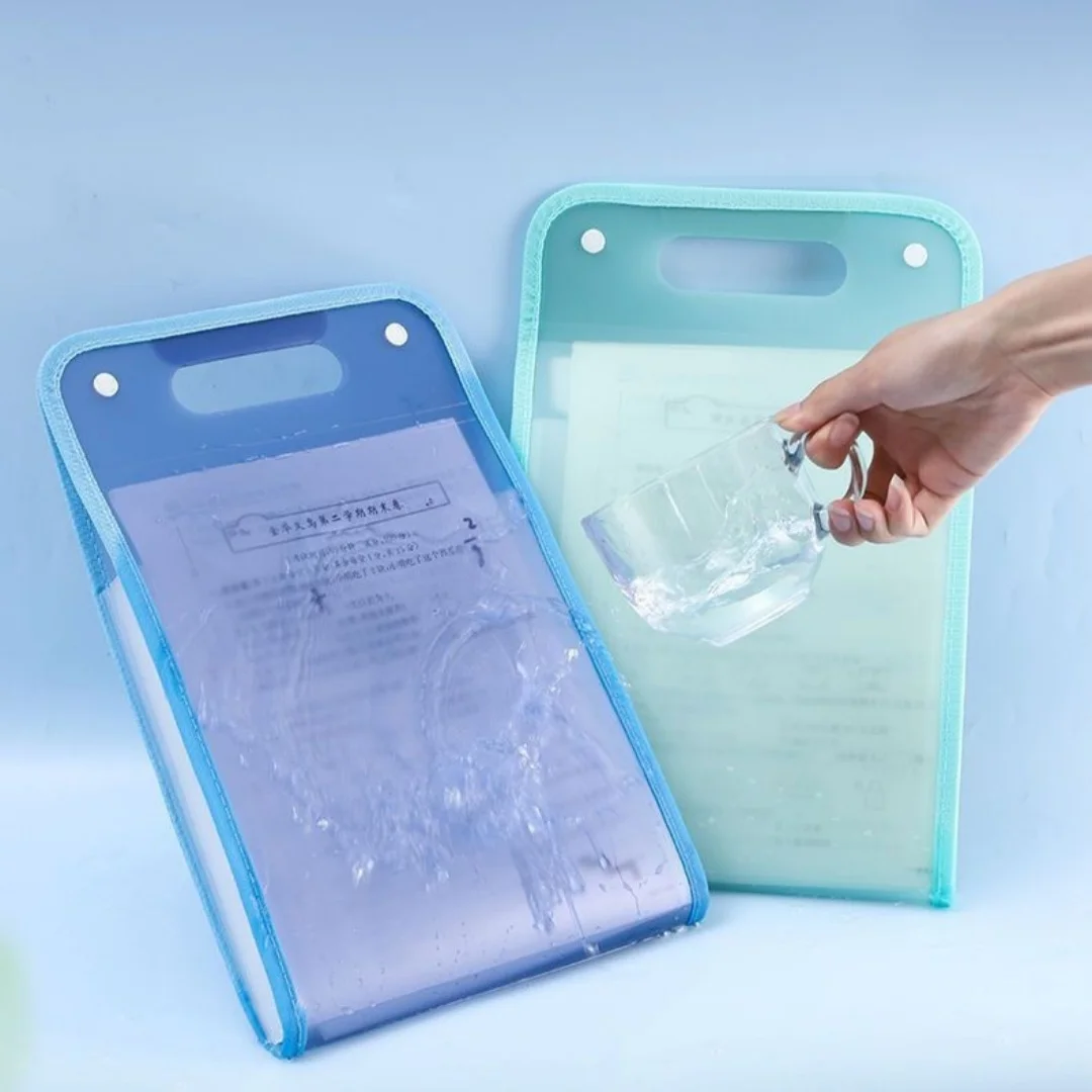 Large Capacity A4 13-Pocket Expanding File Folder, Portable Accordion File Organizer with Handle for School Office thumbnail 5