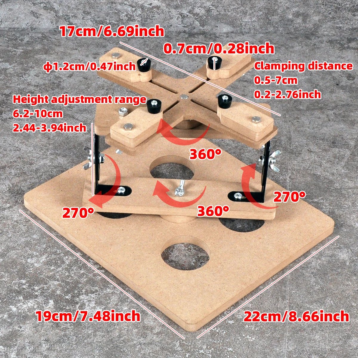 assembly and painting tools clamps Berth jig Universal adjustment for building scale model kits of aircraft tanks ships figures thumbnail 4