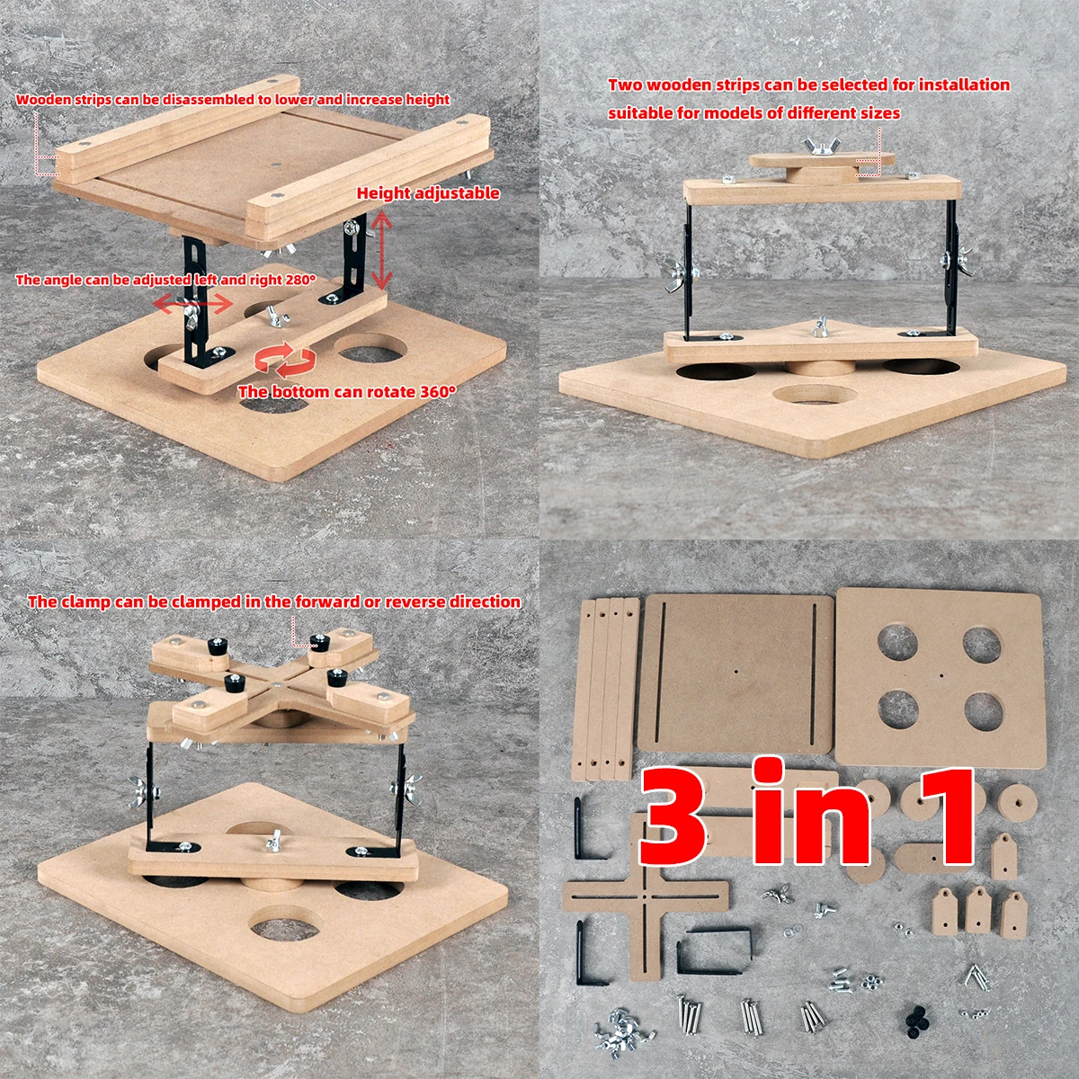 assembly and painting tools clamps Berth jig Universal adjustment for building scale model kits of aircraft tanks ships figures thumbnail 6