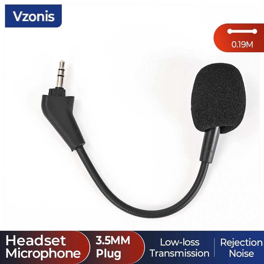 Wireless Noise Canceling Gaming Headsets Headphones Replacement Mics for Corsair HS50 Pro HS70 SE HS60 Headset Microphone 3.5mm