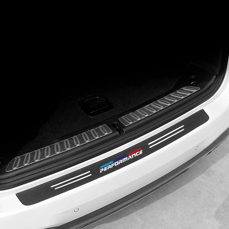 Carbon Fiber Car Sticker Car Door Protective Strip For BMW M Emblem E46 E36 E34 F10 E90 F30 E60 F30 E53 E30 E92 E87 thumbnail 3