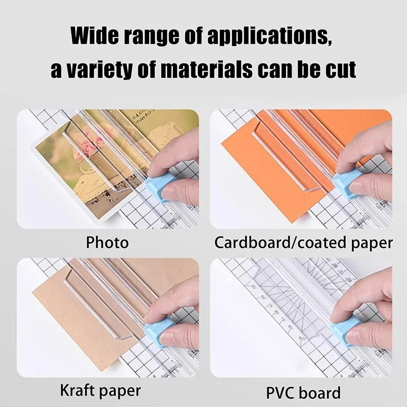 1Pc 4 in1 Paper Trimmer Craft Paper Cutter Multi-Function Scrapbooking Tool for Cutting Paper Photos Scrapbook Postcard thumbnail 6