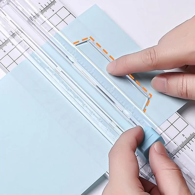 1Pc 4 in1 Paper Trimmer Craft Paper Cutter Multi-Function Scrapbooking Tool for Cutting Paper Photos Scrapbook Postcard thumbnail 3