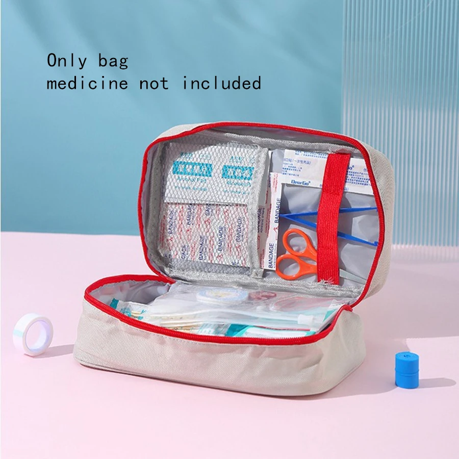 First Aid Kit Emergency Survival Bag Handbag Durable Trauma Bag Compact Rescue Tote Bag Portable Medicine Storage Bag thumbnail 6