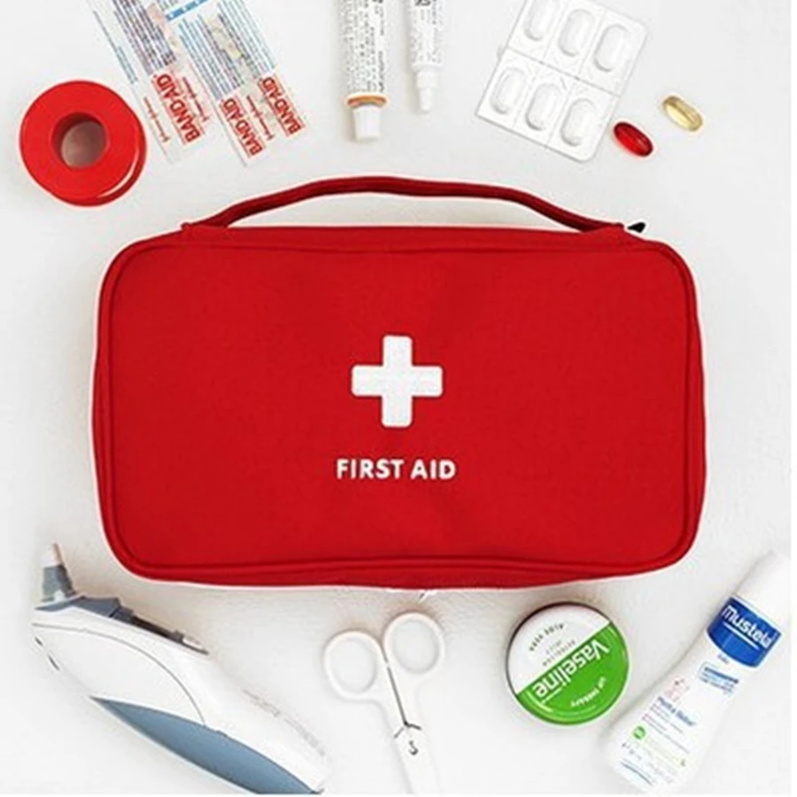 First Aid Kit Emergency Survival Bag Handbag Durable Trauma Bag Compact Rescue Tote Bag Portable Medicine Storage Bag thumbnail 2