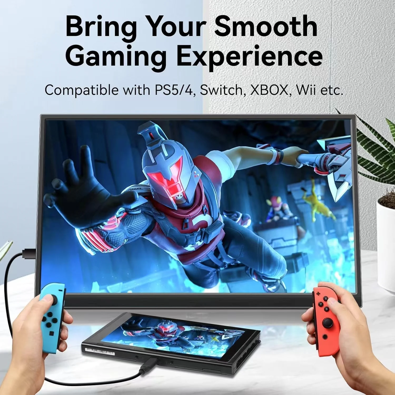 Ultra Slim 14 Inch Touchscreen Portable Monitor 1200P 60Hz Split Display with Stand, for Laptop, Game Consoles & Mobile Devices thumbnail 5