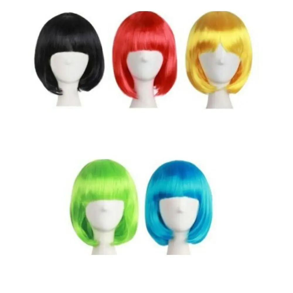 Hot Short Fashion Wig Synthetic Hair Bob Short Straight Hair