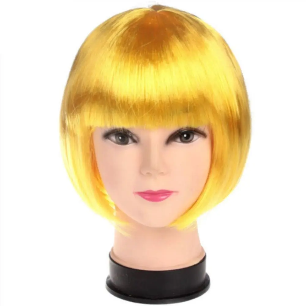 Hot Short Fashion Wig Synthetic Hair Bob Short Straight Hair thumbnail 5