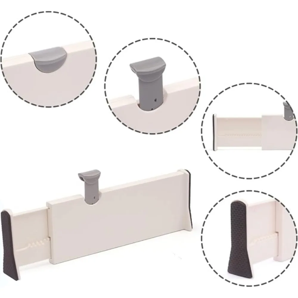 Adjustable Drawer Divider Organizer Expandable Separators for Clothes Underwear Socks Kitchen Utensils Storage Partition Board S thumbnail 6
