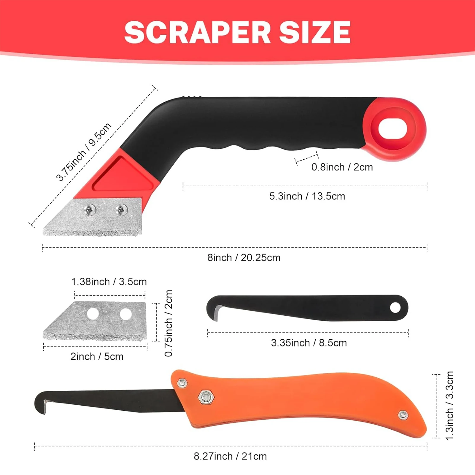 11PCS Grout Removal Tool Set with replaceable blade Grout Saw Grout Removal Knife for Tile Gap Cleaning and Repair tool thumbnail 6