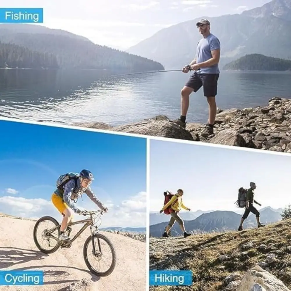 Adjustable Clip Cap Sports Sunglasses Flip-Up Cover Clip On Hat Cycling Goggles UV Protection Fishing Biking Eyewear thumbnail 2