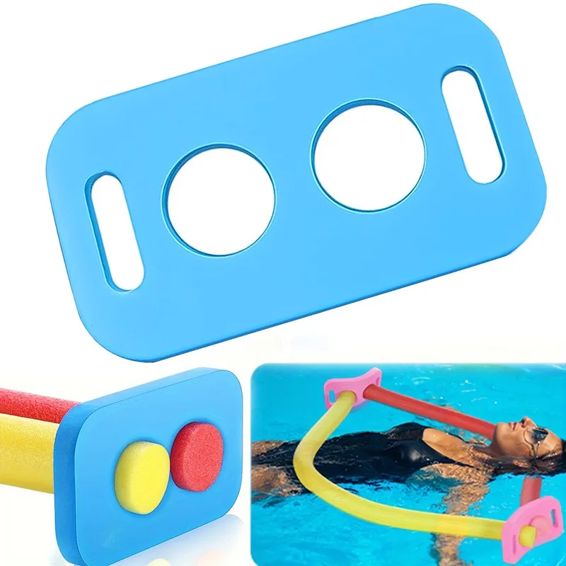 EVA Pool Noodle Connectors, Fits 6.5cm Dia Foam Noodles, DIY Swimming Float Connector With 2 Cross Holes Swim Accessories