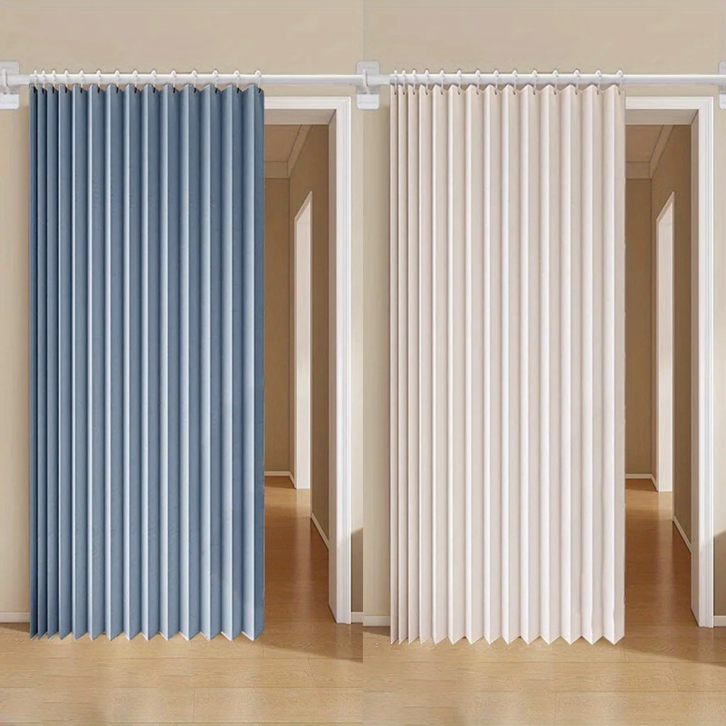 Doorway Partition Curtain for Fitting Room and Tea Room, Soft Divider Panel with Privacy and Elegant Home Look thumbnail 2