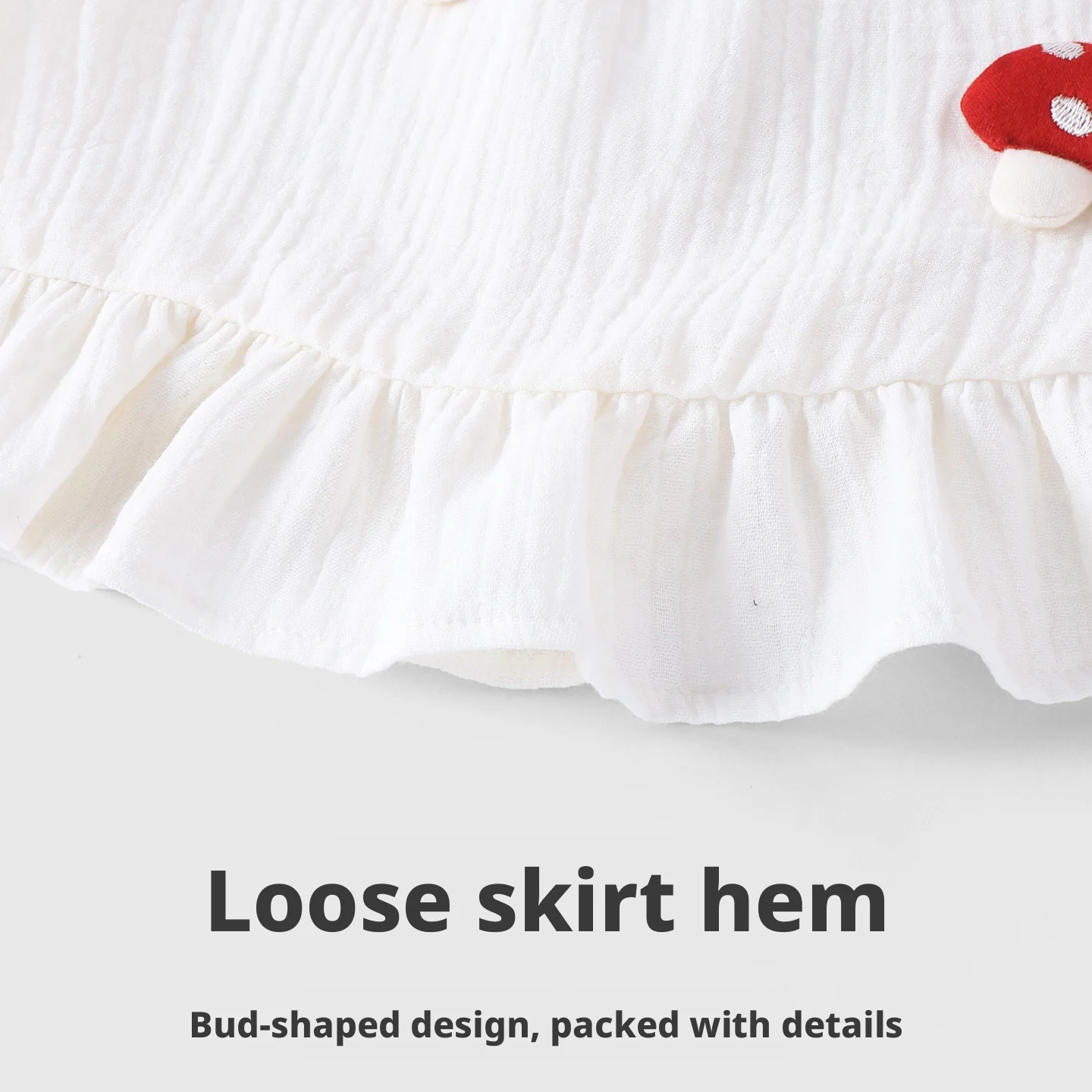 【Youqi】Chinese 0-2 Years Old Baby Girl Dress, Summer 100% Cotton Dress, Children's Princess Stylish Baby Dress, Strap Dress thumbnail 5