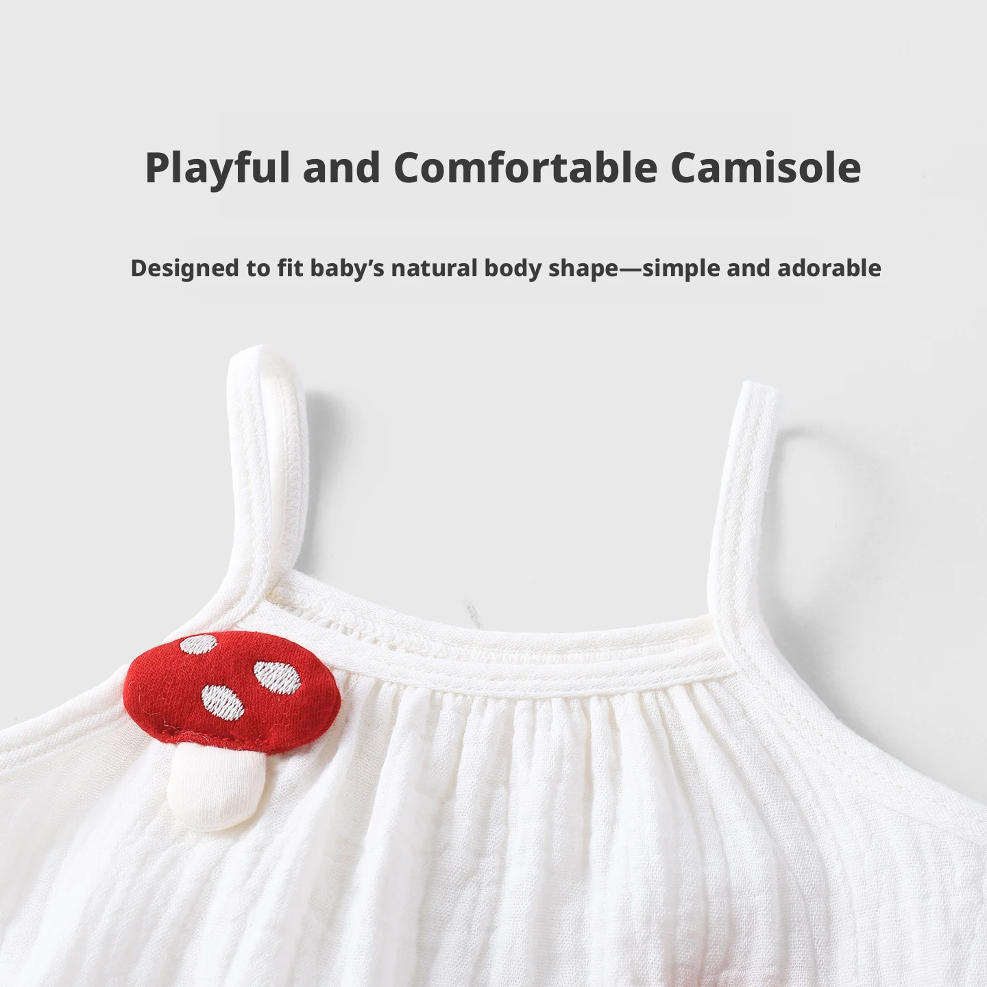 【Youqi】Chinese 0-2 Years Old Baby Girl Dress, Summer 100% Cotton Dress, Children's Princess Stylish Baby Dress, Strap Dress thumbnail 3