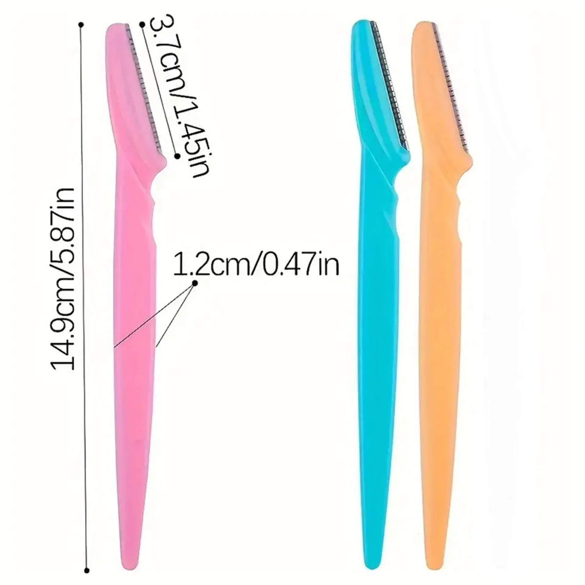 Eyebrow Trimmer Makeup Beauty Tools Safe Eye Brow Razor Face Body Hair Removal Shaver Blades Woman Eyebrows Shaping Knife thumbnail 6