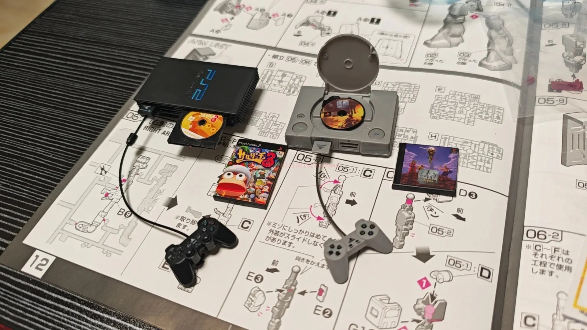 Playstation Ps1,2,3,4,5 Game Console Miniature Collectible Model Gashapon With Controller Game Disc Retro Gaming Collectors thumbnail 5