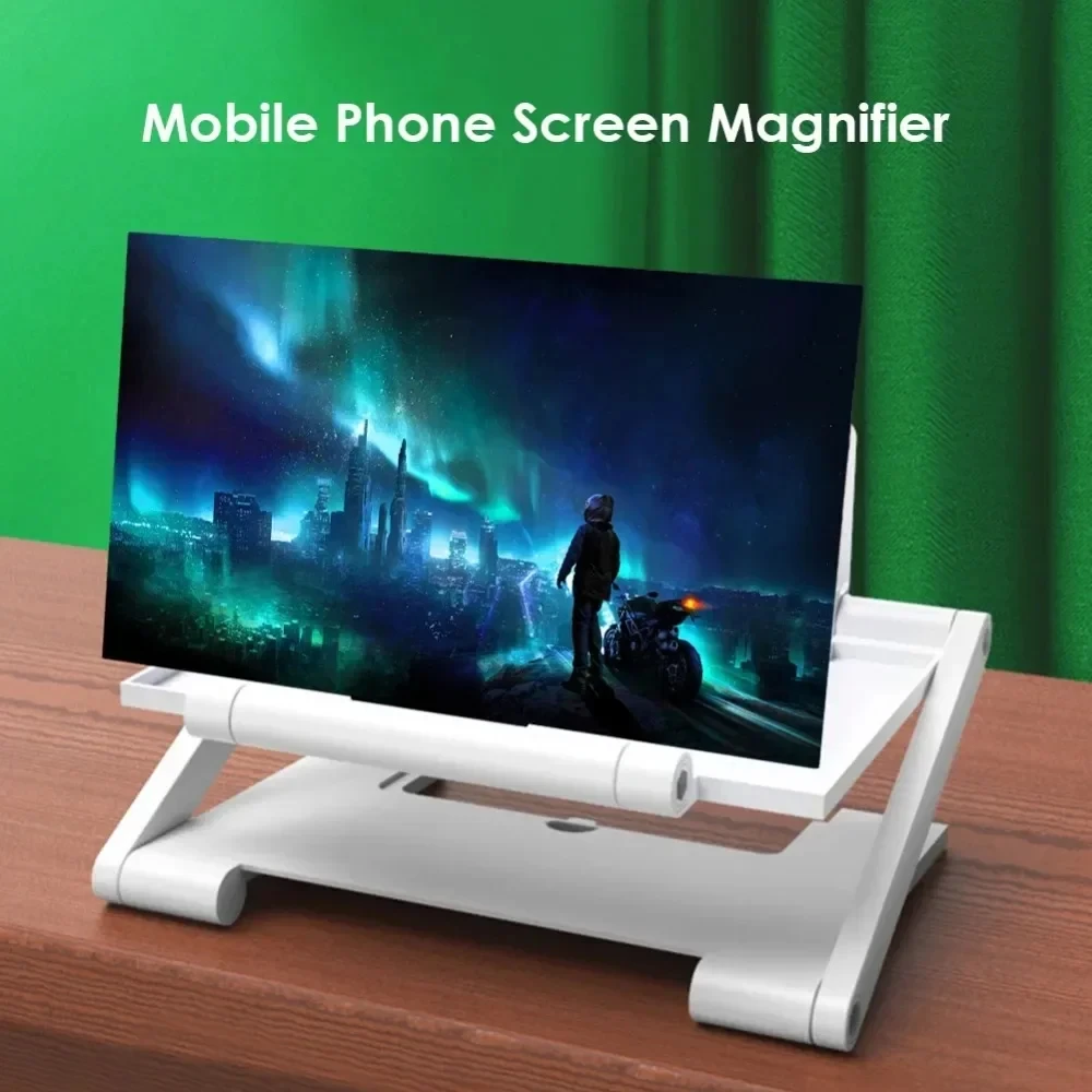 3D Screen Amplifier Mobile Phone Screen Video Magnifier HD Mobile Phone Expander Projector Smartphone Display Magnifying Bracket thumbnail 2